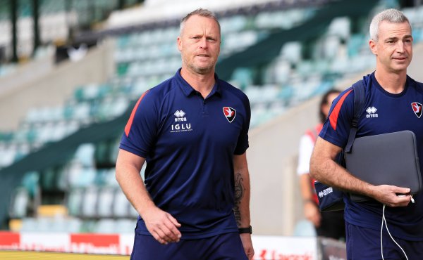 The coach of the English League Two team lost the game and said he had to be dismissed a few hours later